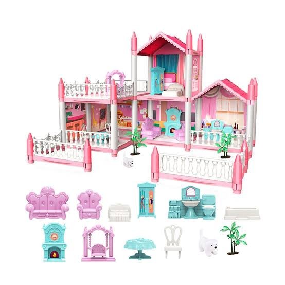 Princess Doll House Villa with Furniture