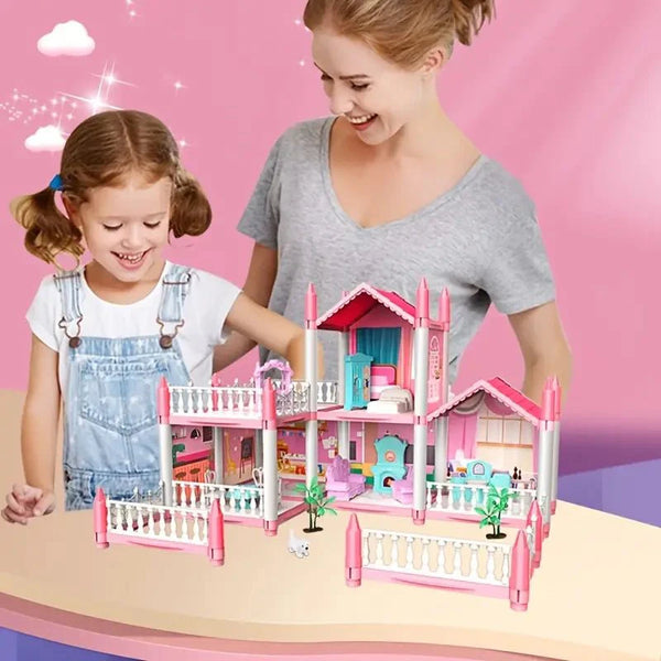Princess Doll House Villa with Furniture