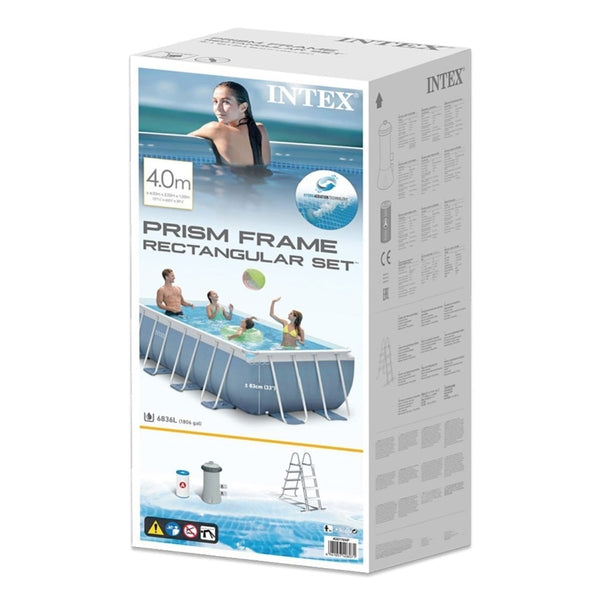 Prism Rectangular Frame Pool With Accessories | 13 Feet