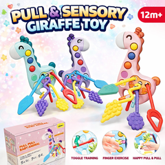 Pull & Sensory Giraffe Hand-Eye Coordination Trainer