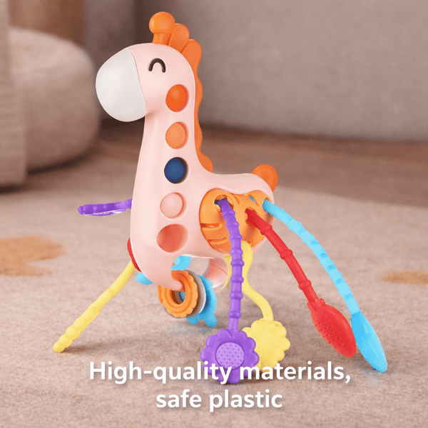 Pull & Sensory Giraffe Hand-Eye Coordination Trainer