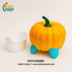 Pumpkin-Shaped Potty Seat for Kids