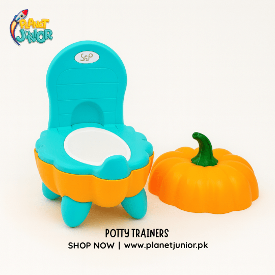 Pumpkin-Shaped Potty Seat for Kids