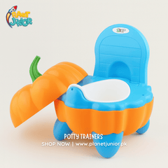 Pumpkin-Shaped Potty Seat for Kids