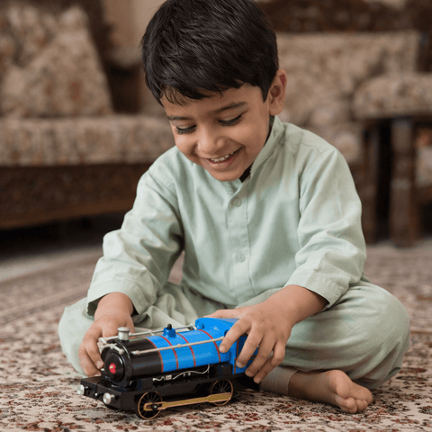 🚂 Push & Play Classic Steam Engine Adventure Train with Light & Sound