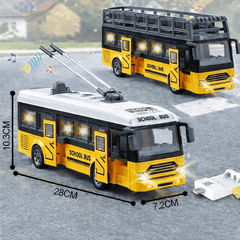 Remote Control City Bus with Lights, Sounds & Opening Doors – Remote Control Bus