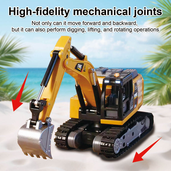 Remote Control Mini Excavator Construction – Remote Digger with Realistic Arm Movement & Multi-Color Options
