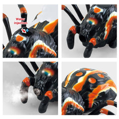 Remote Control Smoke Spider – Infrared Crawling Creature with Light-Up Eyes