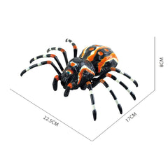 Remote Control Smoke Spider – Infrared Crawling Creature with Light-Up Eyes