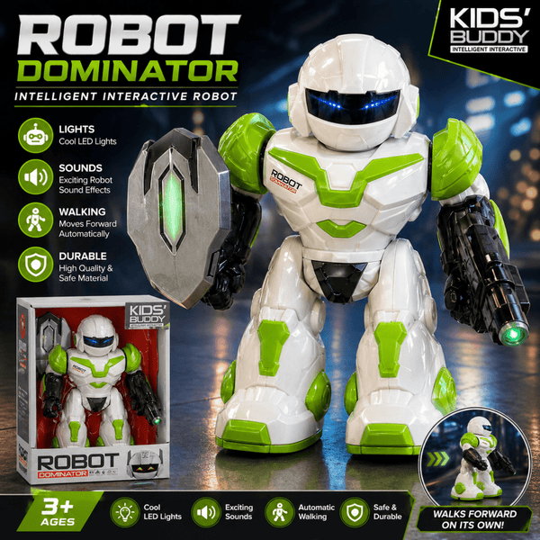 Robot Dominator Interactive Figure – Lights, Sounds & Action Robot