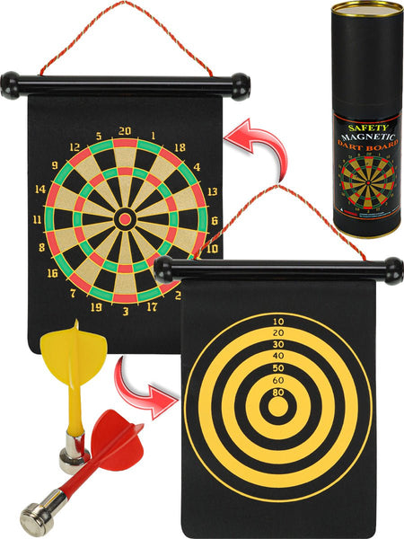 Safety Magnetic Dart Board Game – Double-Sided Target Game Set