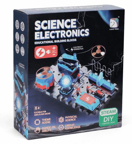 Science Electronics Educational Building Blocks – DIY Circuit Learning Kit ⚡🔬