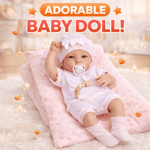 Sleeping Baby Doll – Realistic Soft Baby Doll with Pacifier
