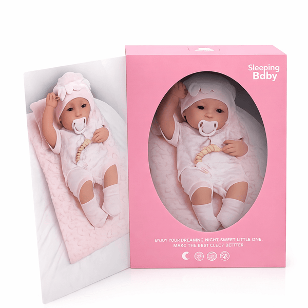 Sleeping Baby Doll – Realistic Soft Baby Doll with Pacifier