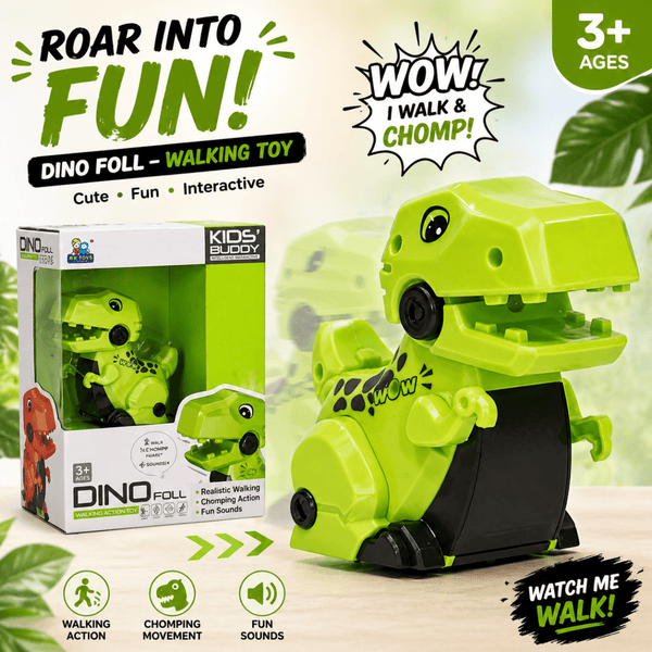 Smart Line-Following Dino Robot – Interactive STEM Learning Companion
