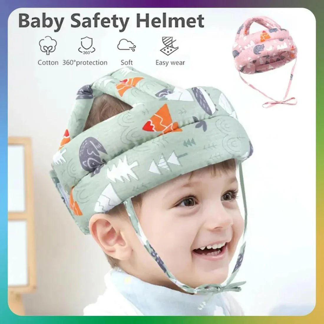 Soft Baby Safety Cap for Safe Playtime