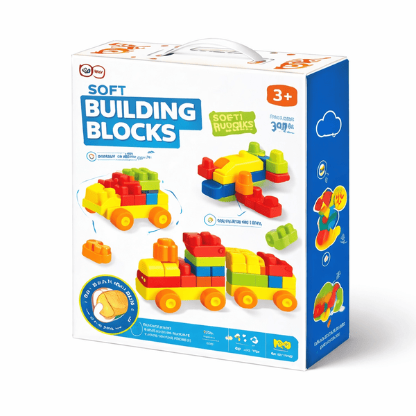Soft Building Blocks Set for Toddlers | 80 PCS
