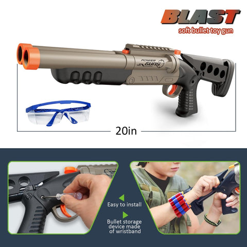Soft Bullet Blaster Gun for Kids