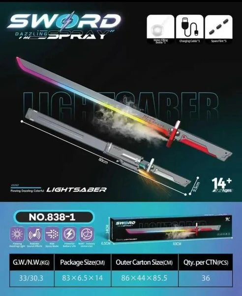 Sparkblade LED Light Sword with Smoke & Light Effects