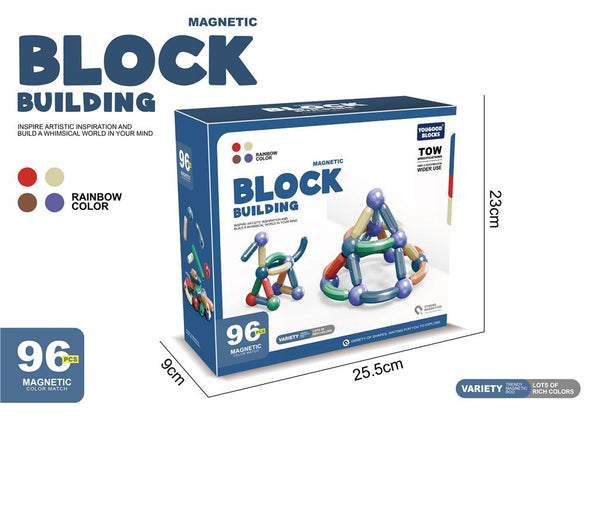 STEM Magnetic Building Blocks | 96 Pcs