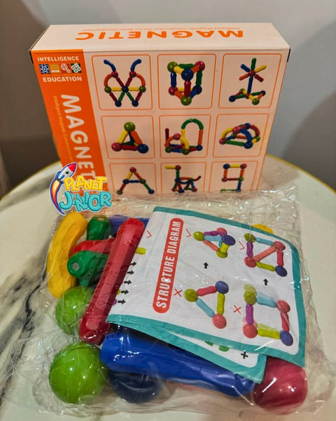 STEM Magnetic Sticks Blocks Set | 25 Pcs
