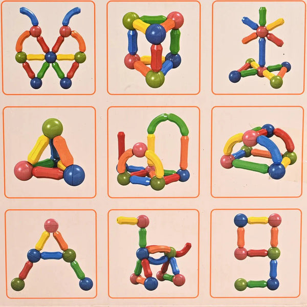 STEM Magnetic Sticks Blocks Set | 25 Pcs