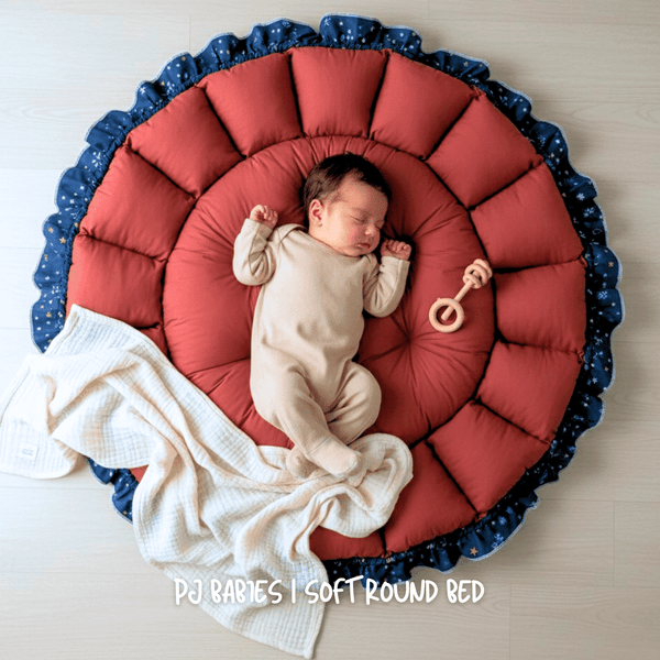 Sweet Dreams Reversible Baby Round Cot & Play Mat