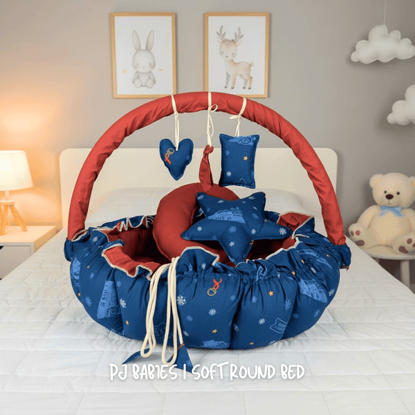 Sweet Dreams Reversible Baby Round Cot & Play Mat