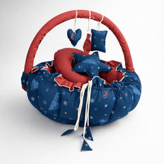 Sweet Dreams Reversible Baby Round Cot & Play Mat