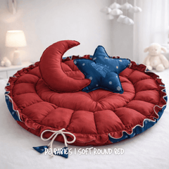 Sweet Dreams Reversible Baby Round Cot & Play Mat