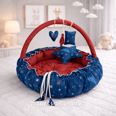 Sweet Dreams Reversible Baby Round Cot & Play Mat