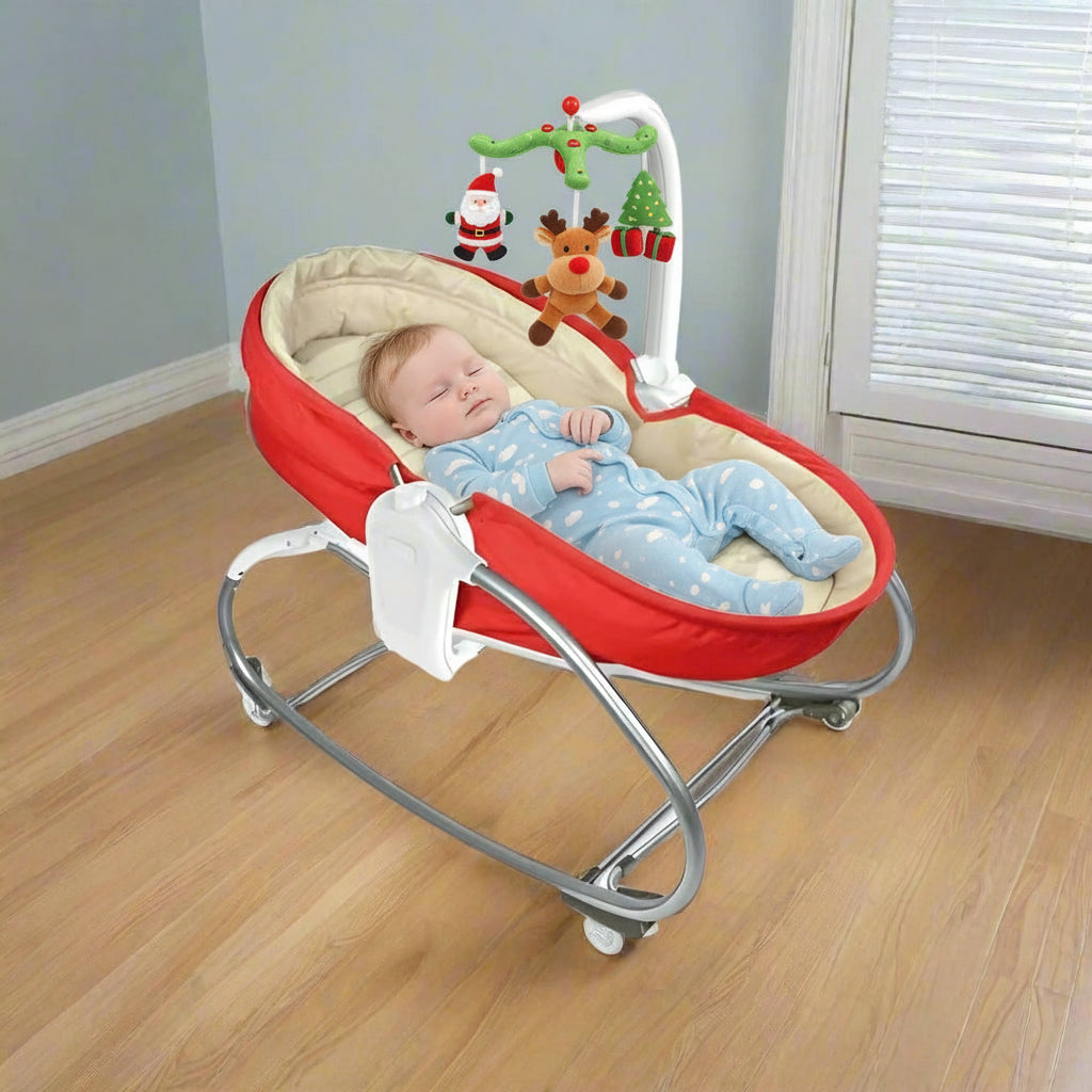 Baby Bouncer Rocker – Soothing Comfort, Safe Support & Playful Fun!