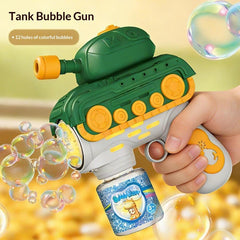Tank Bubble Gun for Kids – Automatic Bubble Blaster with Fun Tank Design