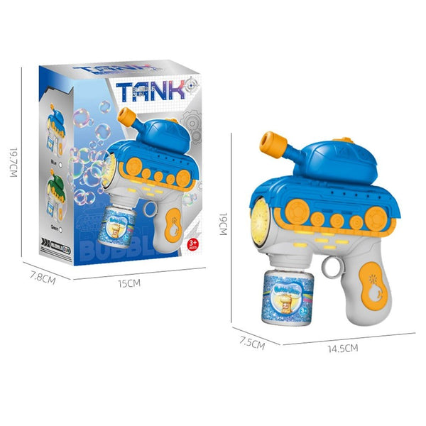 Tank Bubble Gun for Kids – Automatic Bubble Blaster with Fun Tank Design