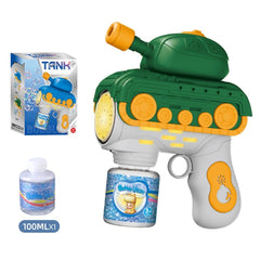 Tank Bubble Gun for Kids – Automatic Bubble Blaster with Fun Tank Design