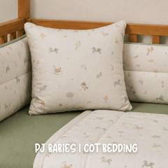Tiny Tails Garden 9 Pc Cot Bedding Set
