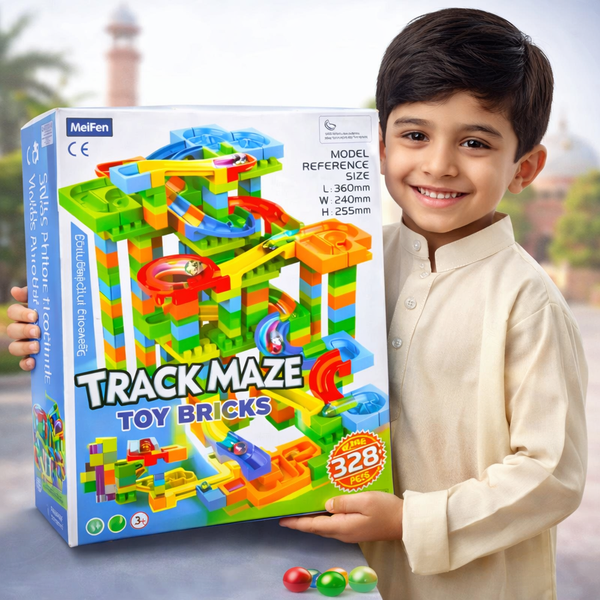 Track Maze Building Bricks Set | 328 Pcs