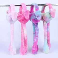 Trending Ear Move Rabbit Plush Earmuff – Soft Long-Ear Cuddle Companion