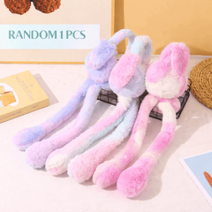 Trending Ear Move Rabbit Plush Earmuff – Soft Long-Ear Cuddle Companion