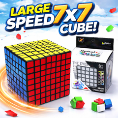Ultimate 7×7 Large Speed Cube | Brain Challenge Puzzle