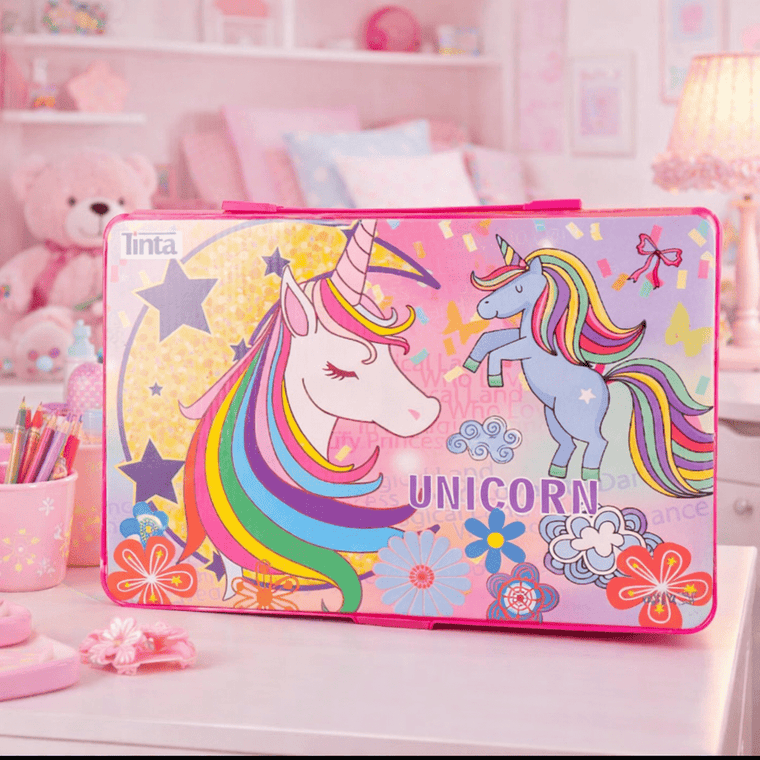 Unicorn Coloring Gift Set – 68pcs Creative Art Activity Pack