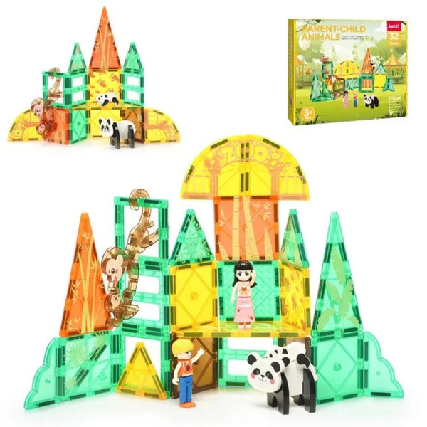 Window Art Magnetic Tiles – 47 Pcs Creative Building Set