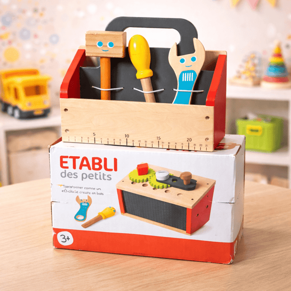 🔧 Wooden Kids Toolset – Creative Builder Play Set