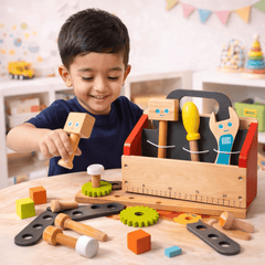 🔧 Wooden Kids Toolset – Creative Builder Play Set