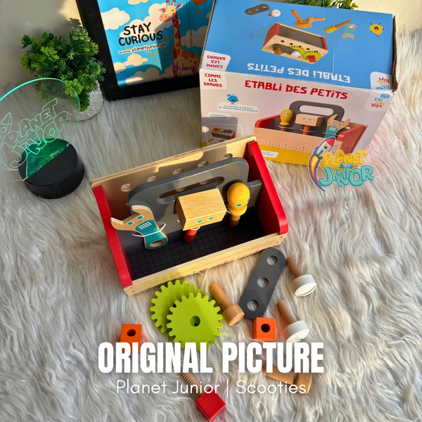 🔧 Wooden Kids Toolset – Creative Builder Play Set